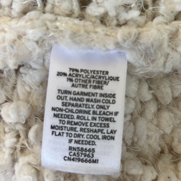 Caslon white popcorn chunky open cardigan - Picture 7 of 7